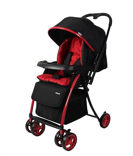 PRINSEL | Carriola para Bebé | Carriola de Viaje/Paseo | Golf LX | Roja | De 0 Meses a 3 Años, Hasta 18 kg, Multiposiciones, Charola Desmontable, Amplia Canastilla, Manillar Reversible | Artículos para Bebés - Recién Nacidos