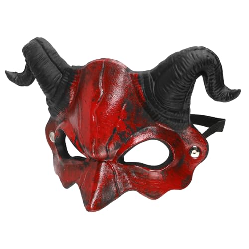 Mppchhn Máscara de miedo, máscara de terror para Halloween, fiesta de máscaras, club, adultos, festival, escenario, niños, amigos, hombres y mujeres