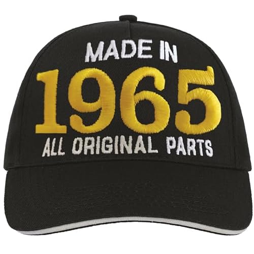 Bestickter Hut zum 60-jährigen Geburtstag "Made in 1961 all original parts"