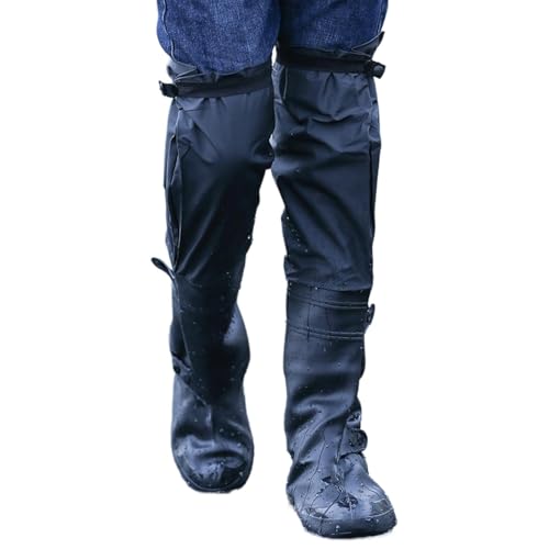 Cubiertas impermeables para zapatos de lluvia | cubiertas para zapatos impermeables para hombre y mujer, botas para sobre zapatos - reutilizables, duraderas, cómodas y resistentes para exteriores lluviosos y nevados miniatura 1