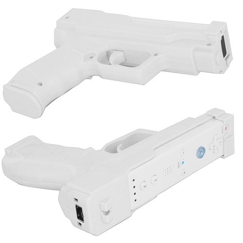 Skque Light Gun Controller for Nintendo Wii, White Video
