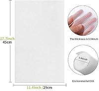HAUSPROFI 6er Antibakterielle Kühlschrankmatten Matten entziehen Feuchtigkeit und Gerüch rutschfest,abwaschbar und DIY zuschneidbar Kühlschrank Matten [29cm x 45cm] – Ansicht 9