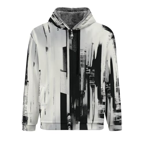 Veste polaire homme zippée à capuche pour rester au chaud tout l'hiver