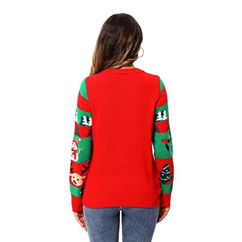 Acekid Ugly Christmas Sweaters For Women Men (Xl) Red #TOP5