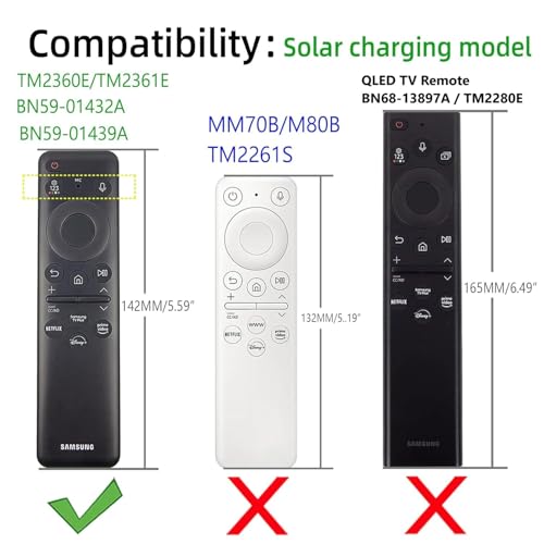 Image of Silicone TV Remote Cover Compatible with Samsung Smart TV Remote 2023 BN59-01432G BN59-01432A BN59-01432J BN59-01432 Case (Remote Control not Included) Luminiscent Green - Style 1