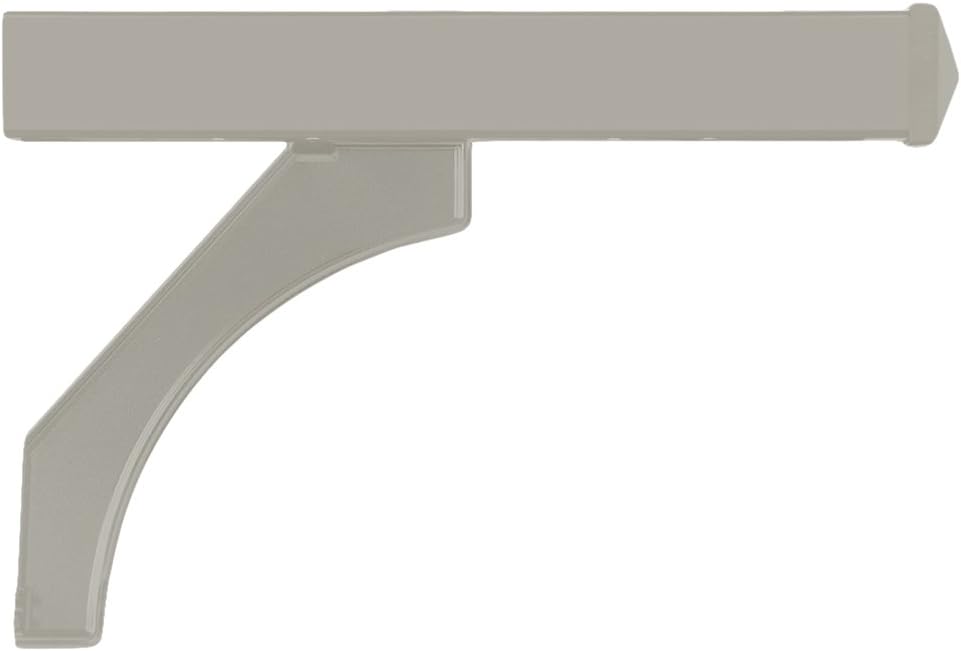 Salsbury Industries 4878NIC Arm Kit Replacement for Deluxe Post for 2 Mailboxes, Nickel