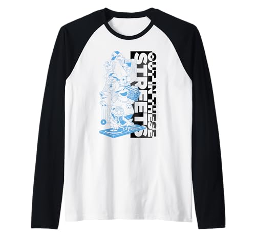 T-shirt Sesame Street raglan imprimé vintage souvenir enfance