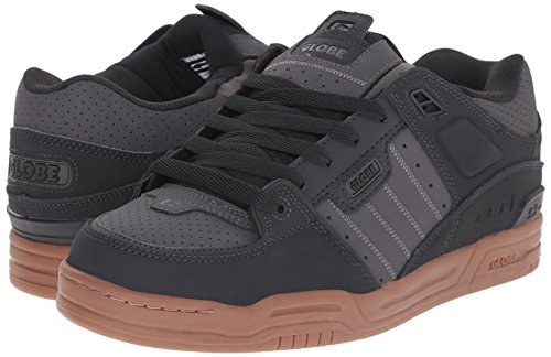 Image of Globe Mens Fusion Skate Shoes, Night /Charcoal /Gum, 14 M US