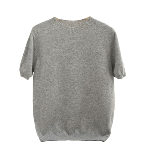 Autumn Winter Men's Short Sleeve Casual Sweater Wool top4