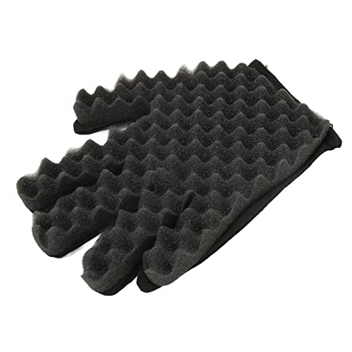 Asixxsix Esponja para Rizar el Cabello, Esponja Tipo Guante con Diseño de Alta Densidad para Peinado Afro y Todo Tipo de Cabello