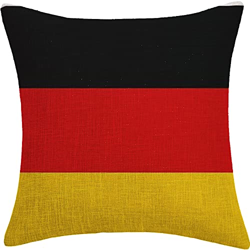 YJQGOL Flag of Germany Throw Pillow Covers 18x18 Inch
