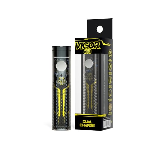 Airis Vigor cbddq^oR{ 650mAh/900mAhobe[ ~ߐ݌v 510XbhΉ 11[d|[g CBDbNX CBDLbh y^ xCv{ jR`ȂLbhȂ (650mah yellow black)