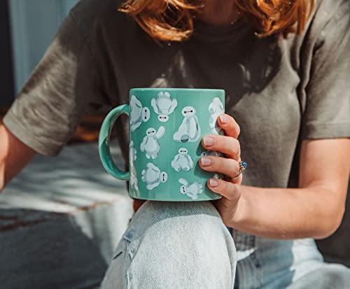 Image of Disney Big Hero 6 Baymax Ceramic Mug | BPA-Free Coffee Cup For Espresso, Tea | Holds 20 Ounces