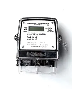 Indotech Electronic Energy Sub Meter AC Single Phase 2-Wire Static kWh (LCD Type) Display (Class-1) 10-40 Amp