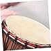 GOOHOCHY 2pcs Durable Drum Multi Functional Leather Drum Heads for Conga Enhance Sound Quality Easy to Use and Clean Suitable for Drummers and Percussionists