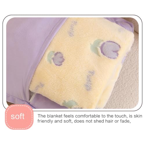 Couvertures en peluche douce et confortable version coussin de place - 4