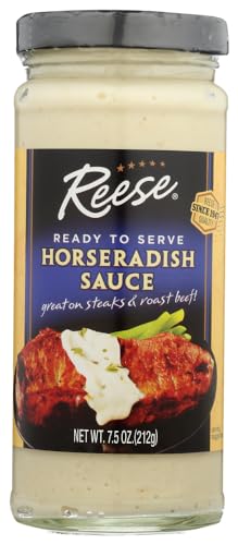 Reese Sauce, Horseradish, Btl, 7.50-Ounce (Pack of 6)