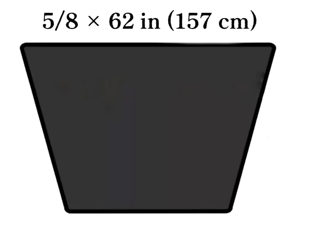 B59/5L620, B59 Belt, 5L620 Belt, B59 V-Belt, 5L620 V-Belt,B59 or 5L620 Belts, 5/8 x 62in 2 Pcs