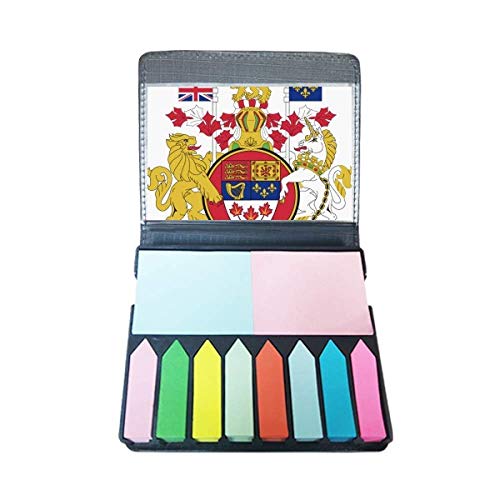 Marque-page Canada bloc de notes autocollantes colorées en boîte