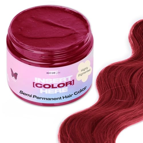 INH Semi Permanent Hair Color | Color Depositing Conditioner | Ru...