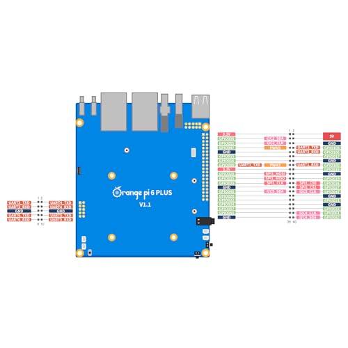 Image of Orange Pi 6 Plus 32GB RAM LPDDR5 12 Core 64 Bit Single Board Computer, CIX SoC 45TOPS AI NPU Mini PC Run Linux, Android, Windows, ROS2 OS with Heat Dissipation Assembly