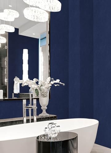 Papier peint autocollant bleu azur RuSuede RPS6154 à texture mate anti-reflets - 2