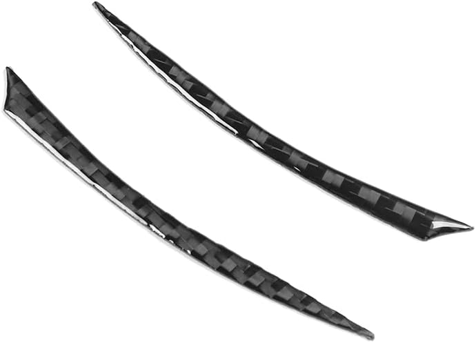 6PCS Car Door Window Glass Lift Switch Panel Sticker Trim Interior Accessories Decal Real Quality Carbon Fiber Decor Compatible with Cadillac CT5/CT5-V/CT5-V Blackwing 2020-2026 Black