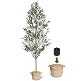 Fake Olive Tree 6FT, Faux Olive Trees Artificial...