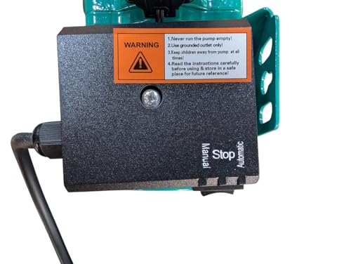 Image of 165 WATT SUPER SILENT Inline Automatic Water Pressure Pump With Wall Mounting Bracket Suitable for Hot Water Circulation, Washing Machine, RO & Shower (GREEN)
