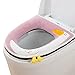 1 Pieza Tapa de Asiento de Inodoro de Tela Almohadilla Calentador de Inodoro Asiento Inodoro Estirable Cojines Antibacteriana,Suaves,Cálido para La Mayoría de Los Inodoros Familiares Tipo O-U