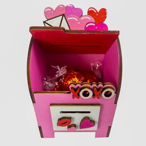 Kaameri Bazaar Valentine Day Chocolate Candy Mail Box with 4 Pcs ...