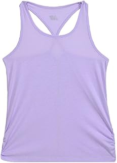 New Balance Girls' Big Athletic Tank Top, Violet Glow, 14