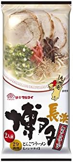 MARUTAI Hakata Nagahama Tonkotsu Instant Noodle Soup Ramen Non-fried For 2 servings (1pc) by MARUTAI