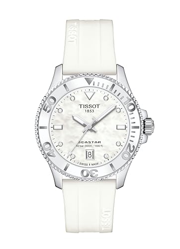 Tissot Seastar 1000 36 Mm Time Only Mother Of Pearl Woman Watch With Diamonds T120.210.17.116.00 Tissot Seastar 1000 36 Mm Time Only Mother Of Pearl Woman Watch With Diamonds T120.210.17.116.00