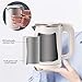 0.5L Portable Electric Kettle, Mini Travel Kettle, Stainless Steel Water Kettle - Perfect For Traveling, Cooking Noodles, Boiling Water, Eggs, Coffee, Tea (110V US Plug)