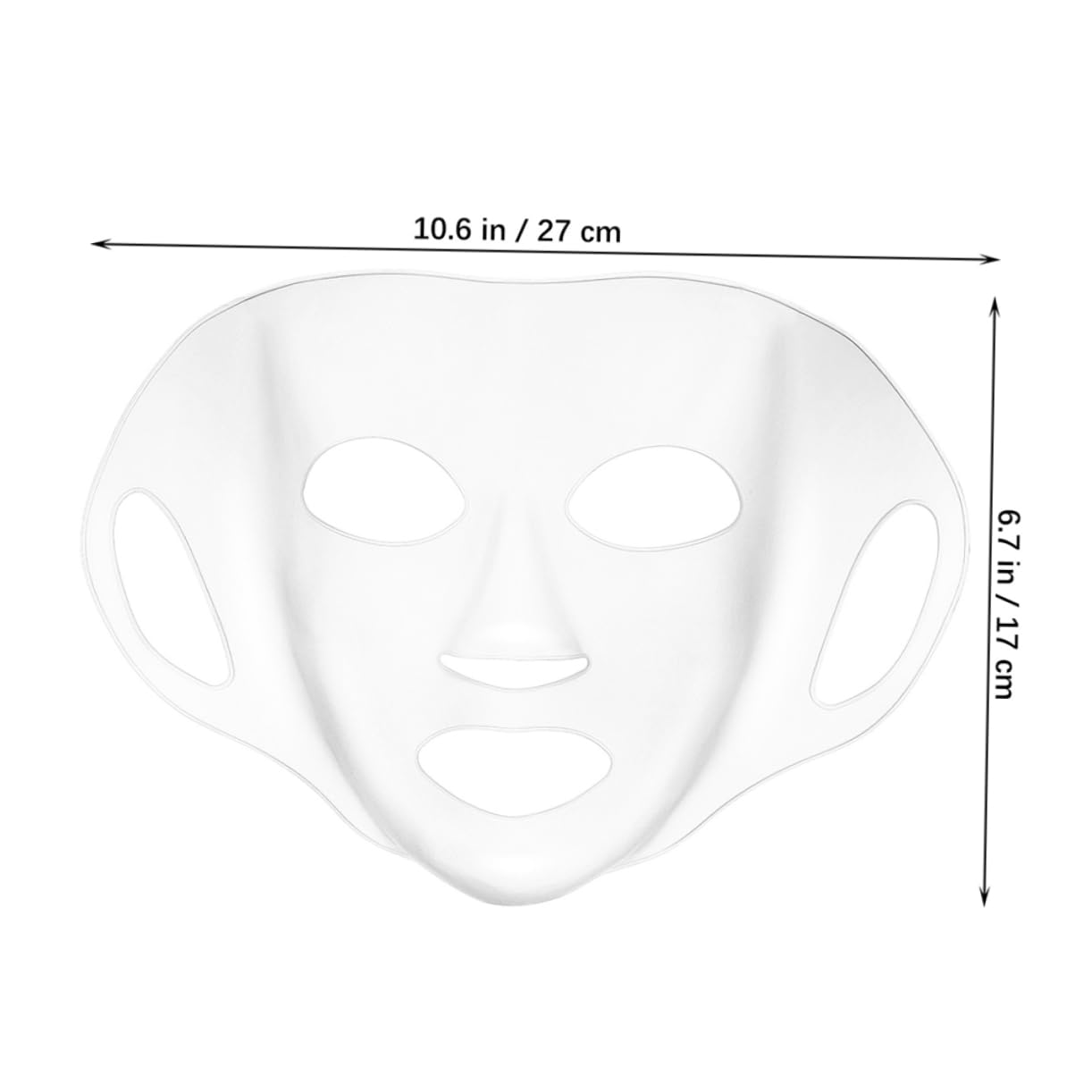 3pcs Reusable Silicone Facial Mask Covers Moisturizing Mask for Skincare Lightweight Design for for Enhanced Hydration image 2