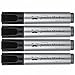 Mr. Pen- Jumbo Permanent Markers, 4 Pack, Chisel Tip, Black, Thick, Large, Wide Tip