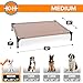 K&H Pet Products Erhöhtes Hundebett, kühlendes Hochbett mit wasserdichtem, atmungsaktivem Netzgewebe für mittelgroße Hunde, tragbares Tischbett mit robustem Metallrahmen und Bezug im Hängematten-Stil,