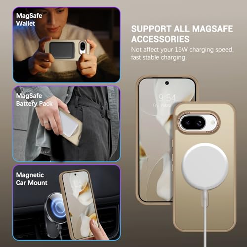 Coque antichoc Pixel 9A compatible MagSafe avec protection militaire fine