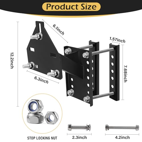 XZWMY Spare Tire Carrier, Boat Trailer Spare Tire Bracket by XZWMY - Image 2
