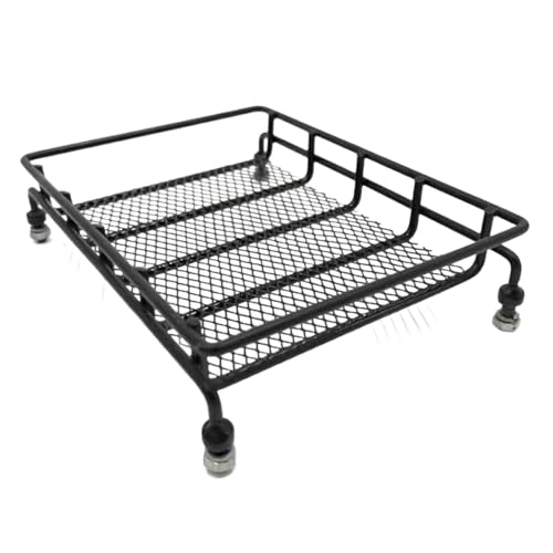 mophrati Simulation RC Car Roof Rack Upgrade Parts Luggage Carrier Lightweight RC Crawler Car Accessory With More Authenticity. Luggage Tray Is Easy To Install