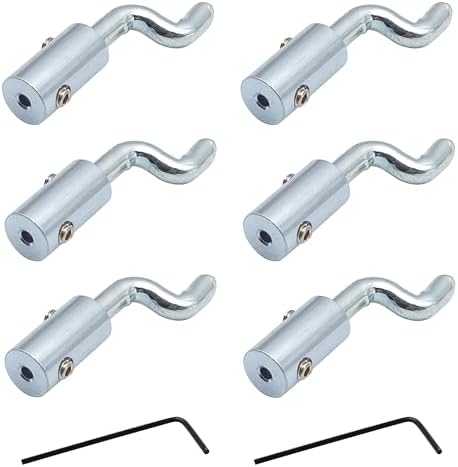 YGQ 6 Pcs Z Bend Throttle Cable End Universal Cable Wire Stop for Lawn Mower Mini Bike Go Kart Motor Engine Brake Cable Adjustable Z Head