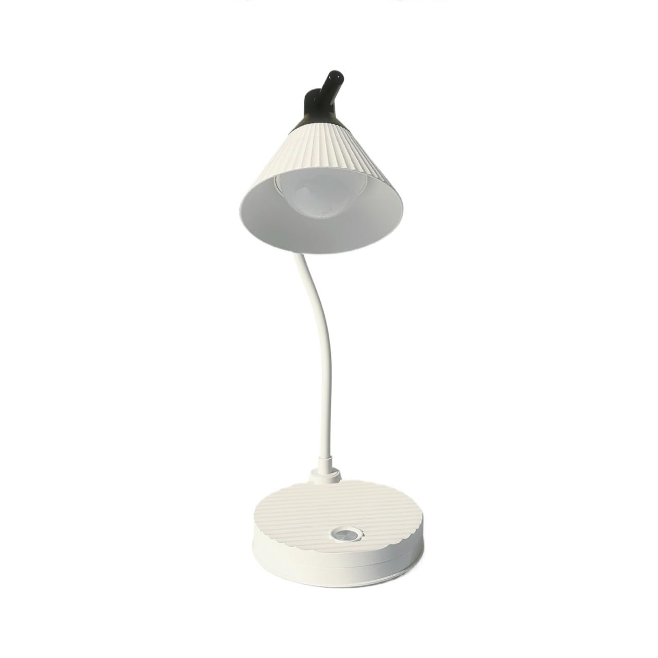 Lámpara De Lectura Lámpara De Escritorio Ajustable Que Cuida La Vista con Batería 1200 MAh Y 3 Modos Luz para Ojos(White)