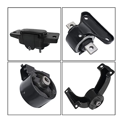 4-Pack Engine Motor & Trans Mount Set Replacement For 2009-2010 Journey 2.4L(Fwd) 3.5L(At) 3165, 3183, 3168, 3155 #TOP4
