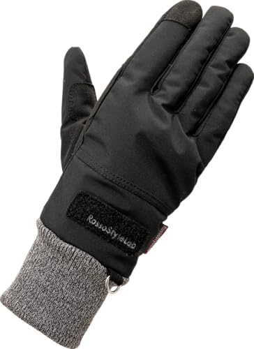 RossoStyleLab(ロッソスタイルラボ) バイク用 秋冬モデル グローブ ミリタリーウィンターグローブ ブラック Sサイズ RSG371 レディース