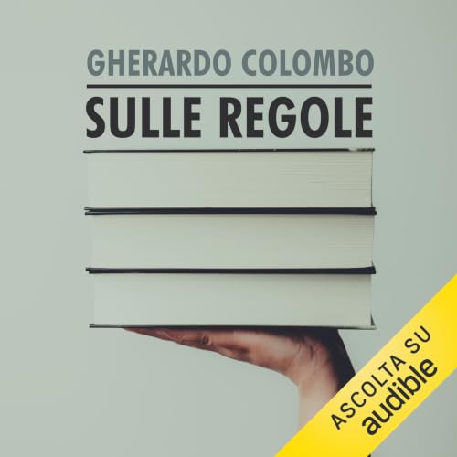 Diseño de la portada del título Sulle regole