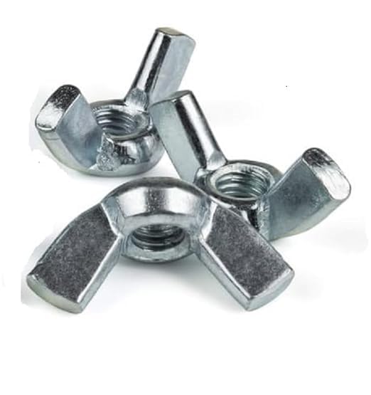 MEC® DIN315 Wing Nuts, Stainless Steel Silver Plated, Butterfly Style Hand Tighten 3Pieces Pack (M8)-picture-17