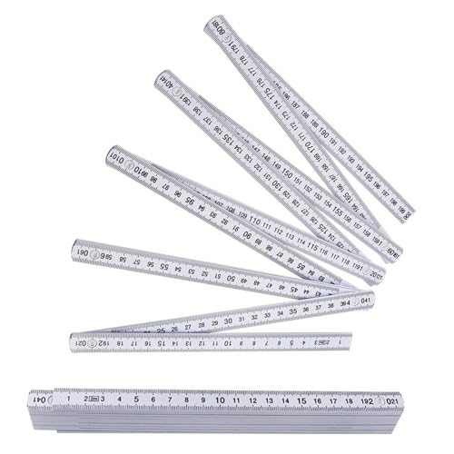 Questo righello pieghevole è realizzato in materiale di alta qualità e offre una struttura flessibile ma robusta che si ripiega a soli 11 centimetri per riporlo facilmente in qualsiasi contenitore o tasca
