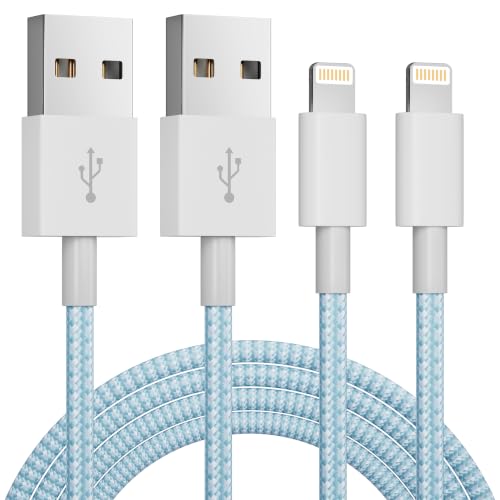 Image of 2Pack 1M iPhone Charger Cable[Apple MFi Certified] Braided Lightning Cable