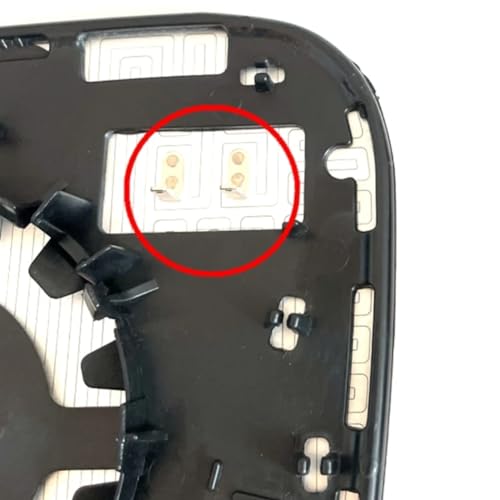 Cristal de espejo derecho para Dodge Durango 2011-2021 gran angular calefactable 6